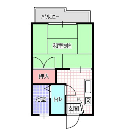 エスト香里の物件間取画像